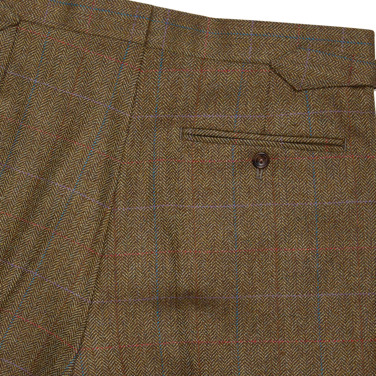 Green 14oz Tweed Three-Roll-Two Suit