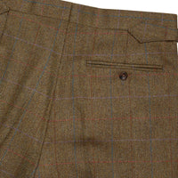 Green 14oz Tweed Three-Roll-Two Suit