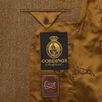 Brown 20oz Tweed Herringbone Three-Roll-Two Suit