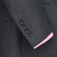 Grey 11oz Double Breasted Nailhead Suit