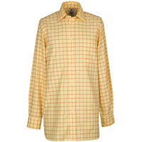 Yellow and Red Check Medium Tattersall Shirt