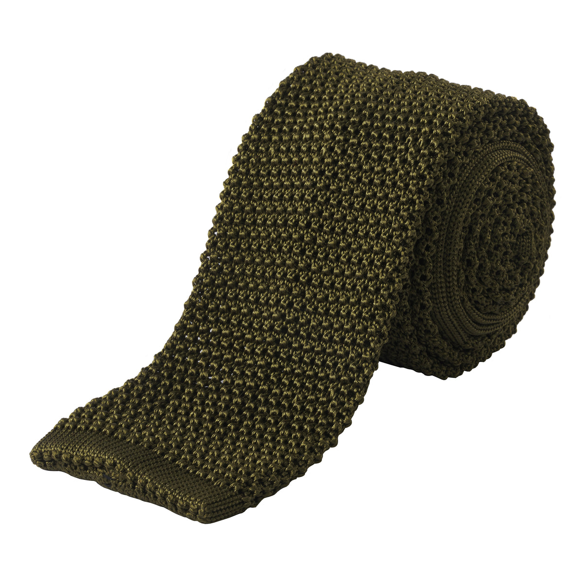 Bottle Green Heavy Silk Knitted Tie