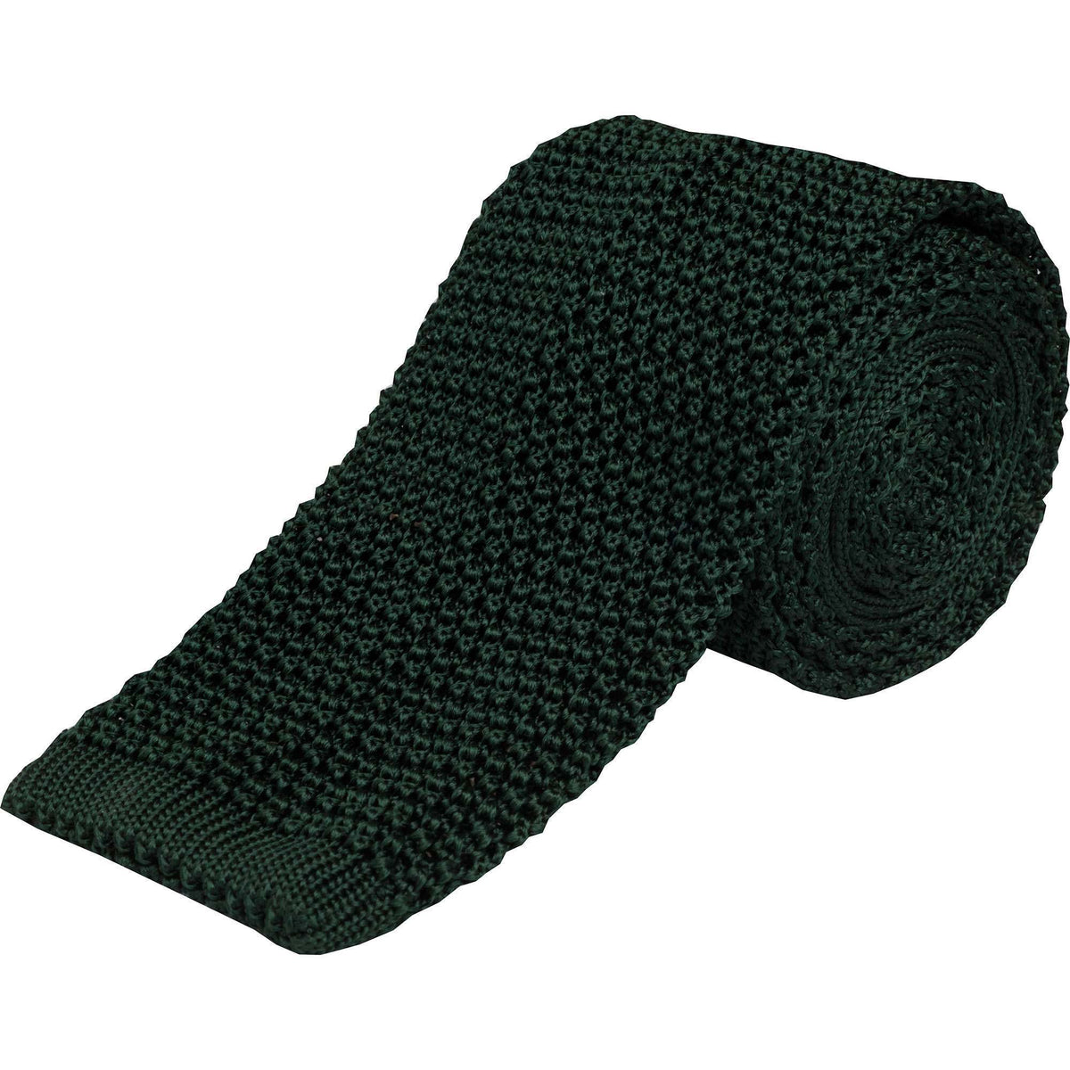 Forest Green Heavy Silk Knitted Tie