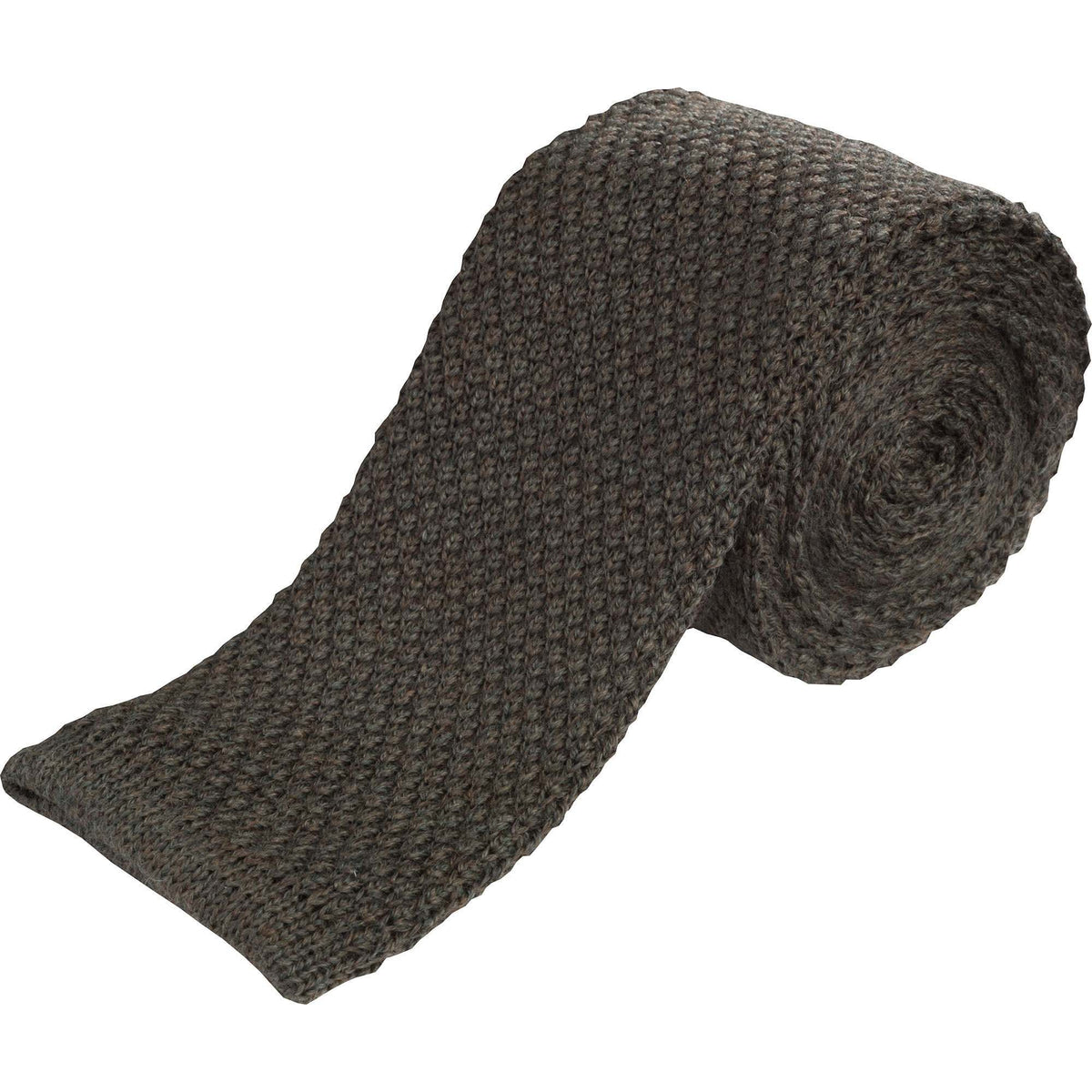 Loden Green Merino Knitted Tie
