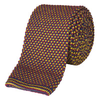 Tri-Colour Knitted Tie