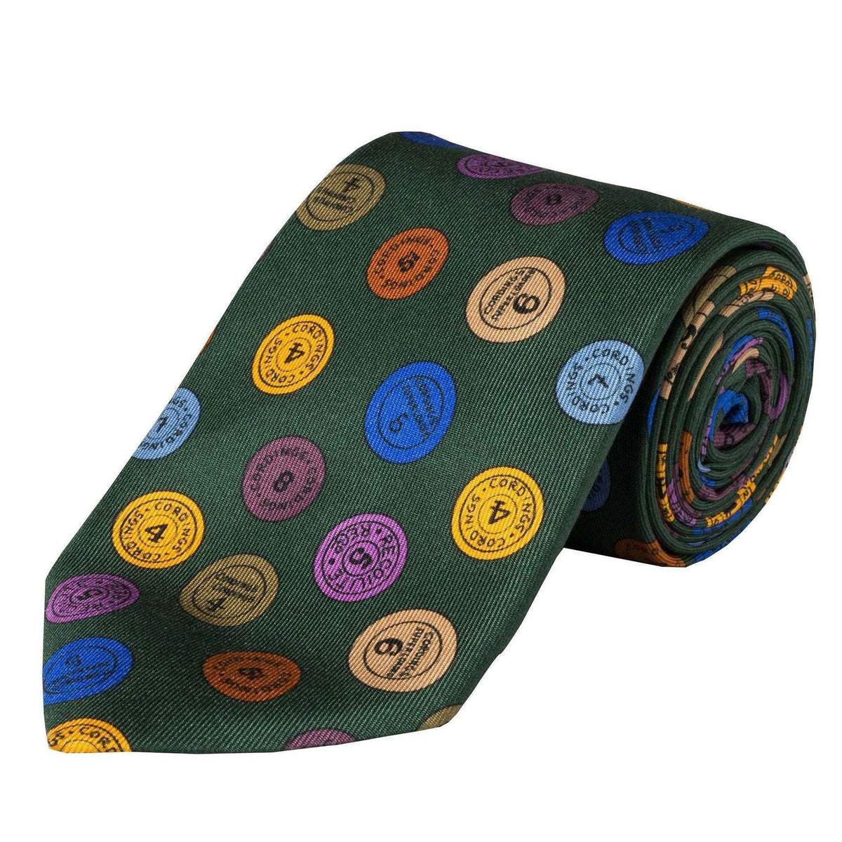 Olive Green 36oz Cartridge Cap Silk Tie