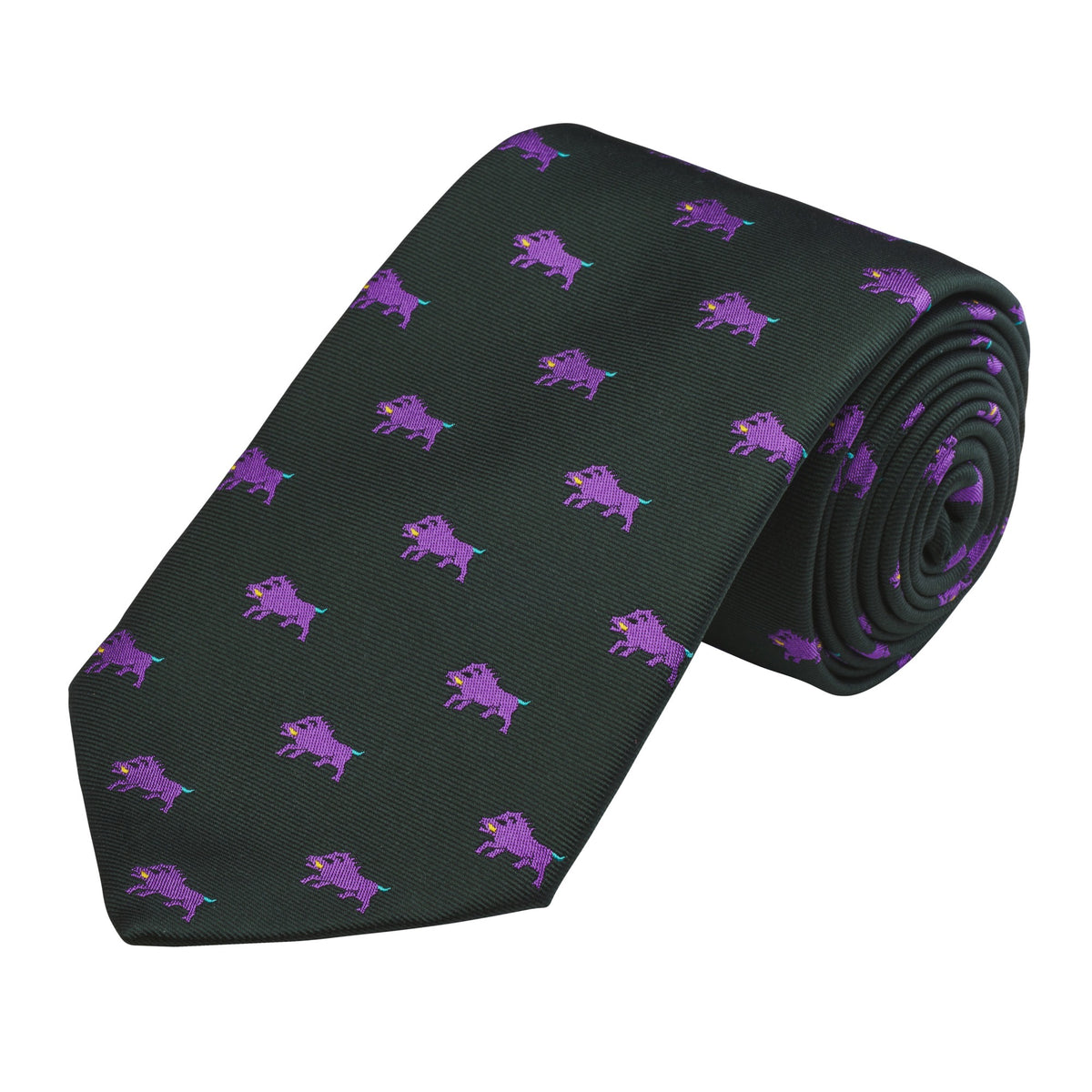 Bottle Green Naïve Boar Tie