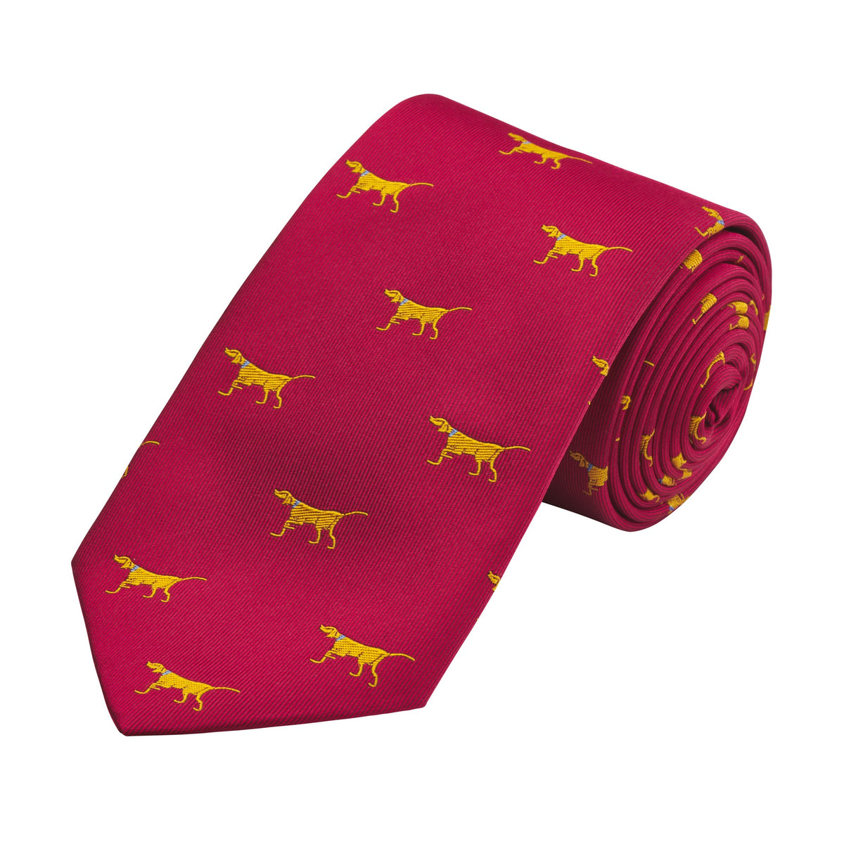 Red Naïve Pointer Tie