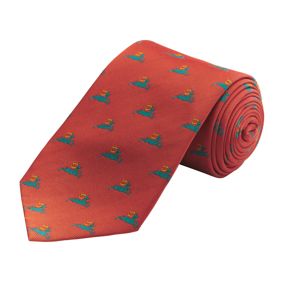 Orange Naïve Stag Tie