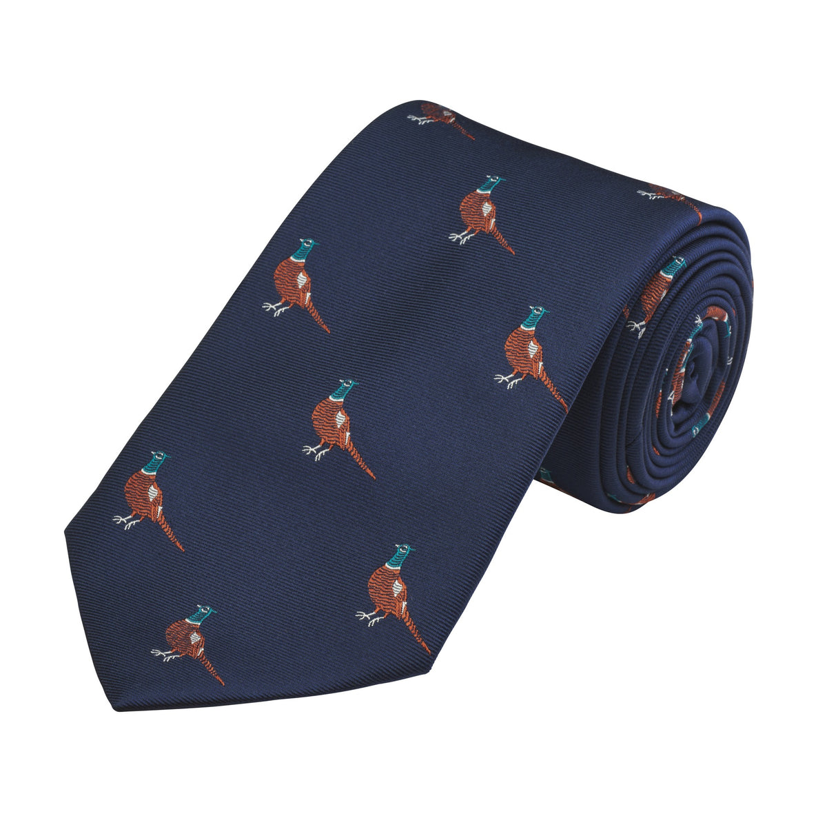 Navy Handsome Pheasant Tie