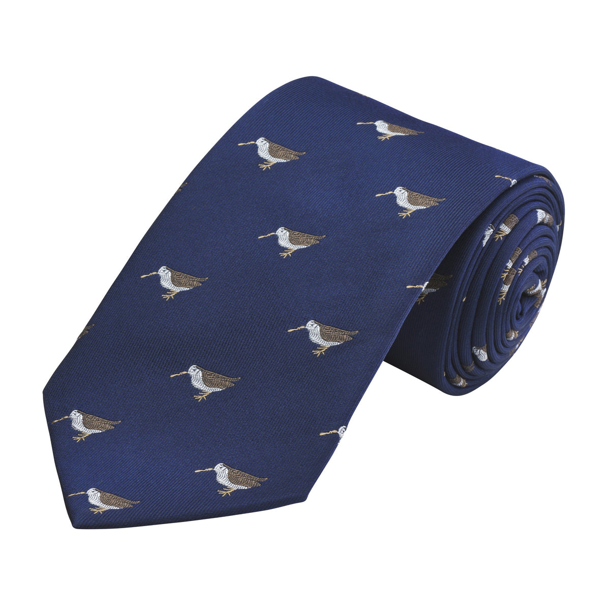 Navy Wading Snipe Tie