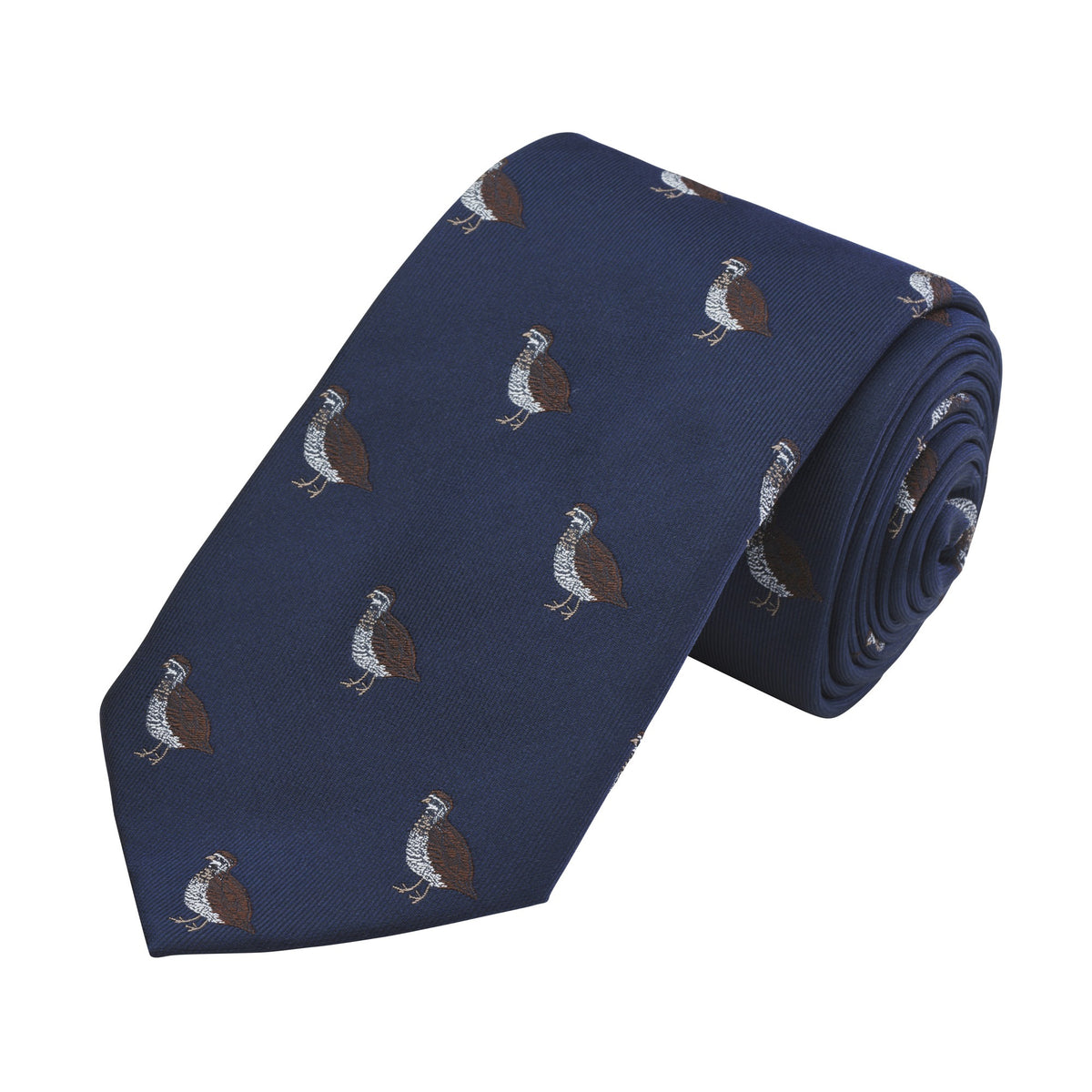 Navy Glorious Grouse Tie