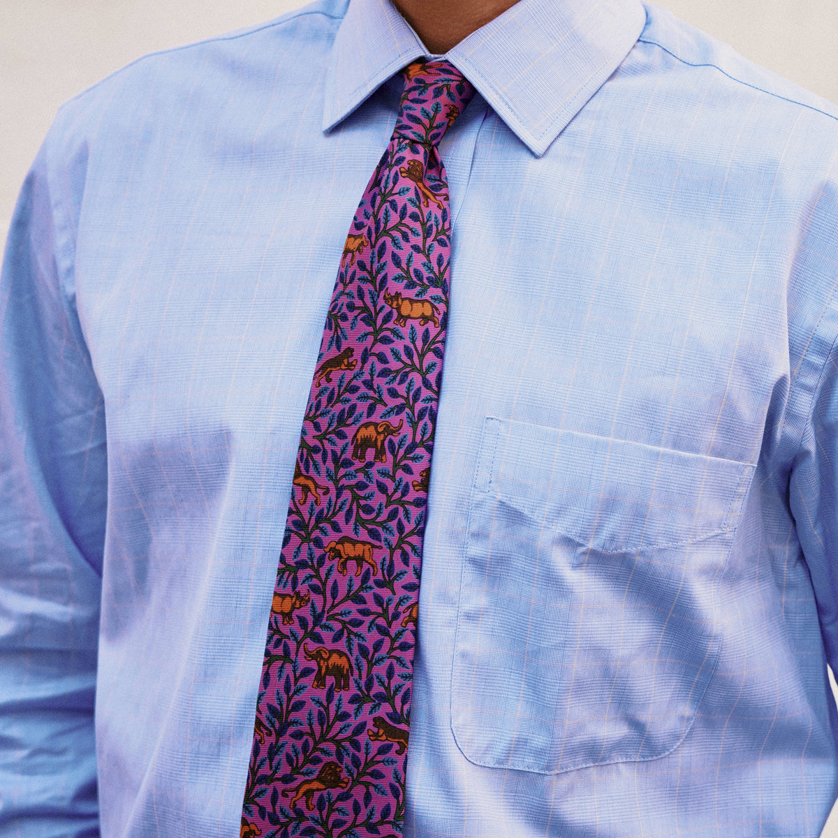 Magenta Africa 5 Tie