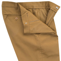 Khaki Cotton Drill Trousers