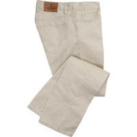 Stone Washed Cotton Twill Jeans