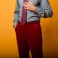 Bordeaux Corduroy Trousers