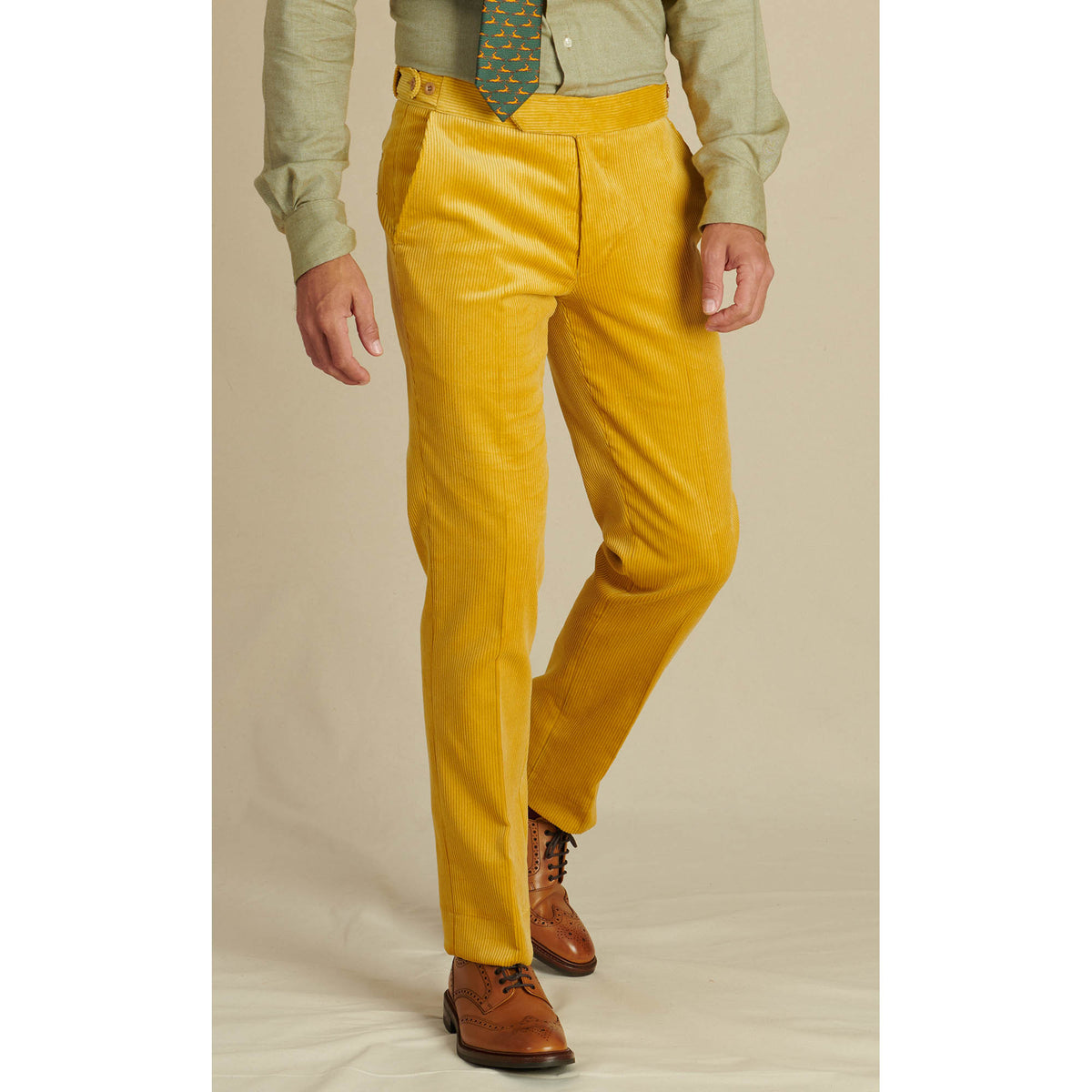Yellow Corduroy Trousers