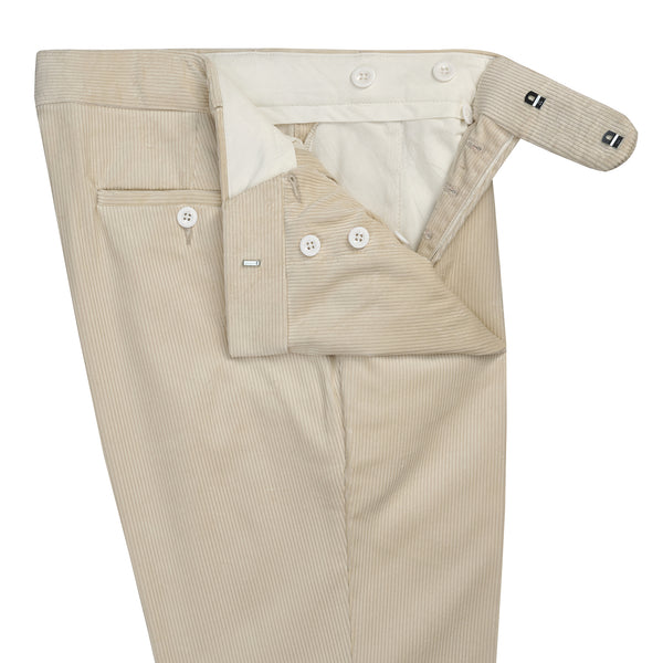 Ivory Corduroy Trouser