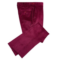 Raspberry Corduroy Trousers