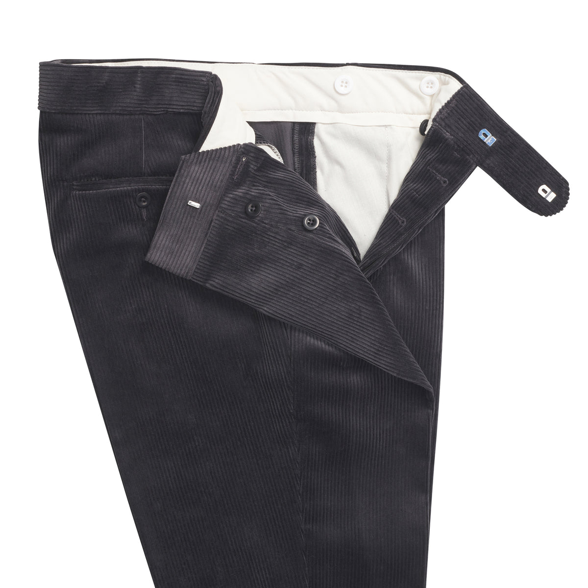 Smoke Corduroy Trousers