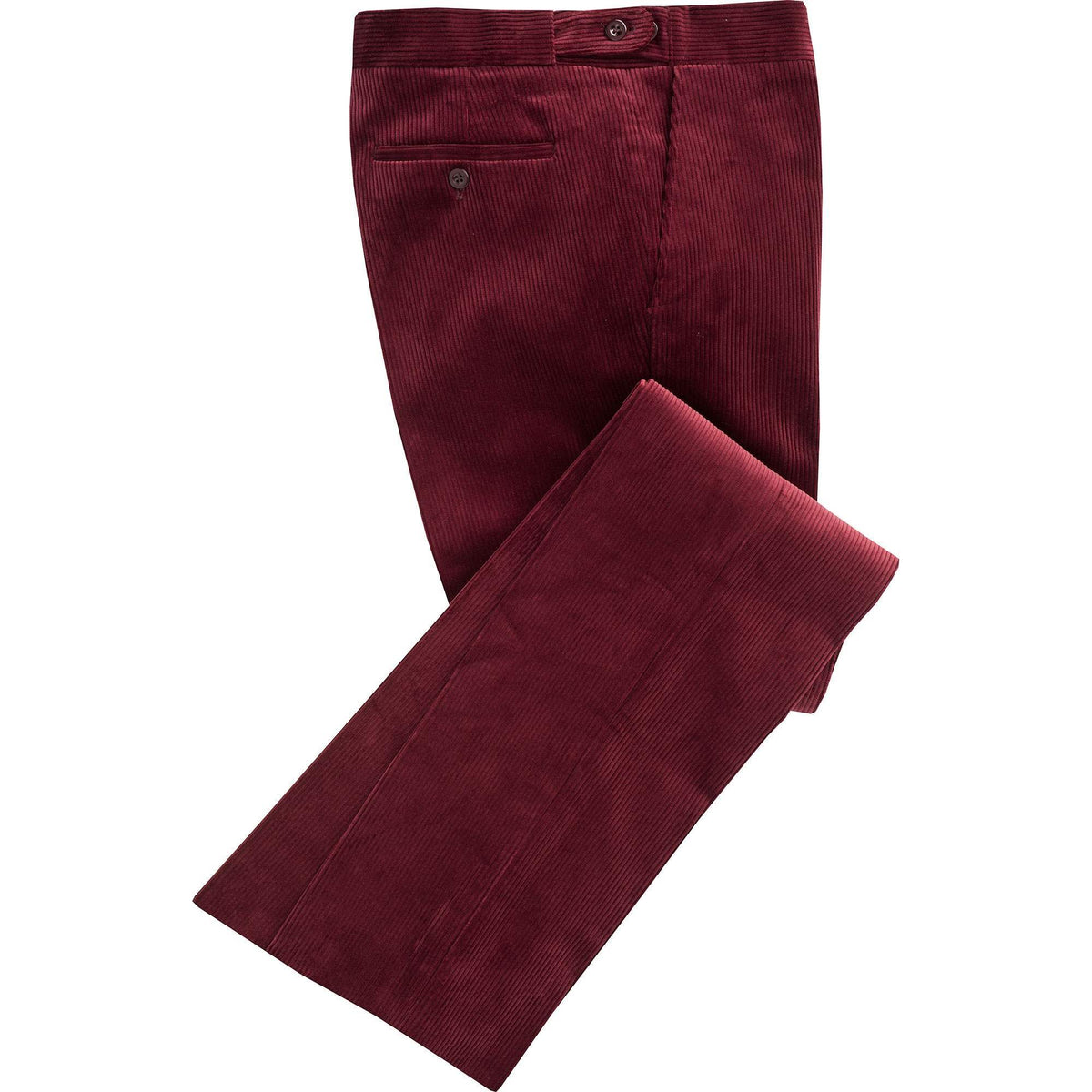 Wine Corduroy Trousers