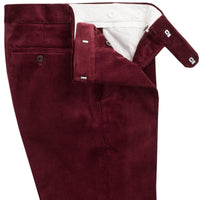 Wine Corduroy Trousers