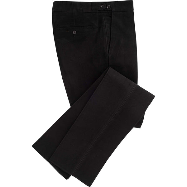 Black Moleskin Men's Trousers