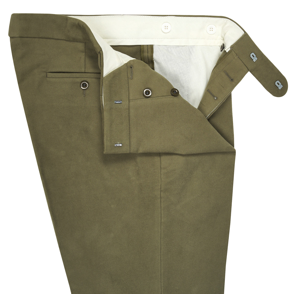 Lovat Green Moleskin Trousers