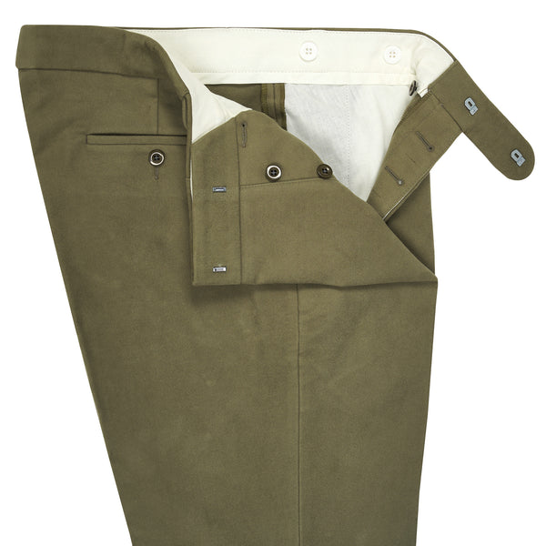 Lovat Green Moleskin Trousers