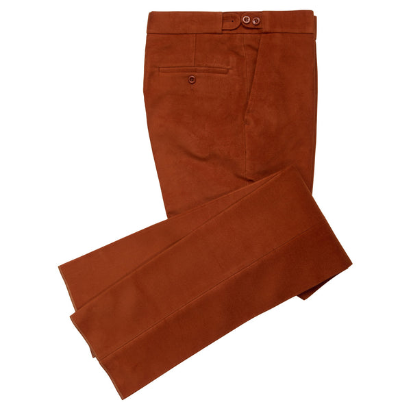 Copper Orange Moleskin Trousers