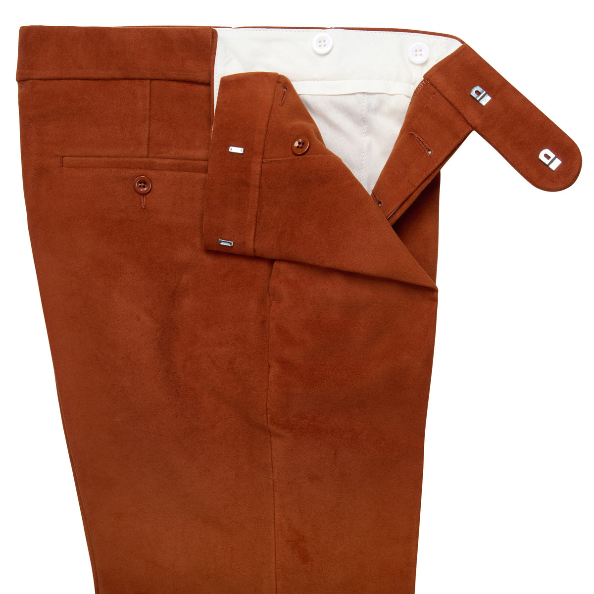 Copper Orange Moleskin Trousers