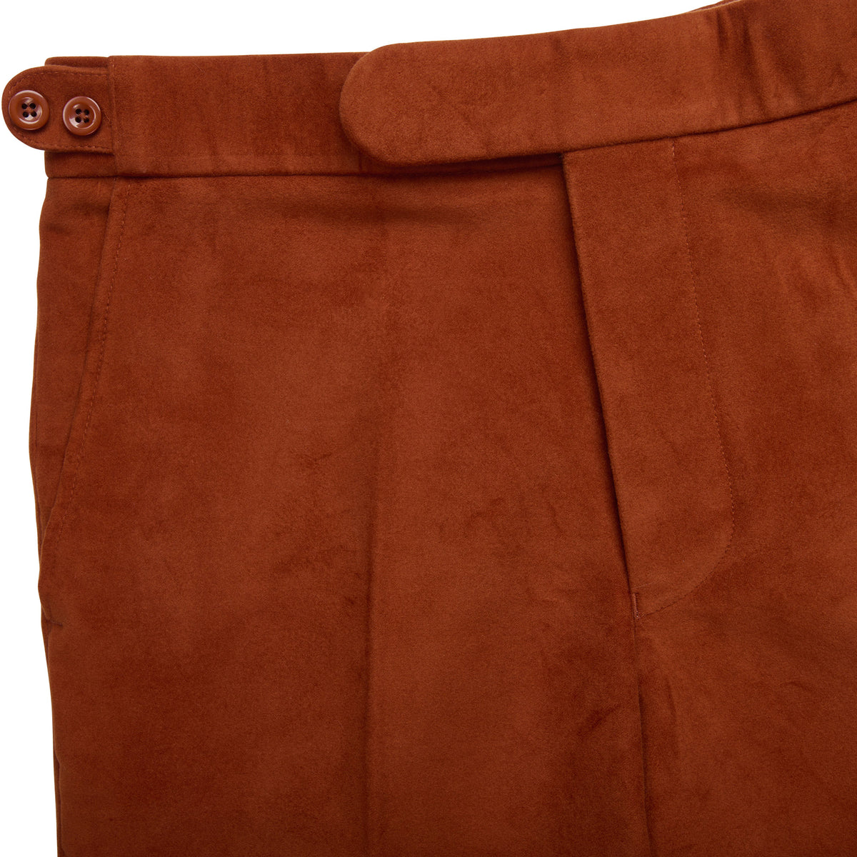 Copper Orange Moleskin Trousers