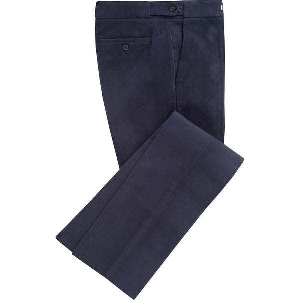 Navy Blue Moleskin Men's Trousers