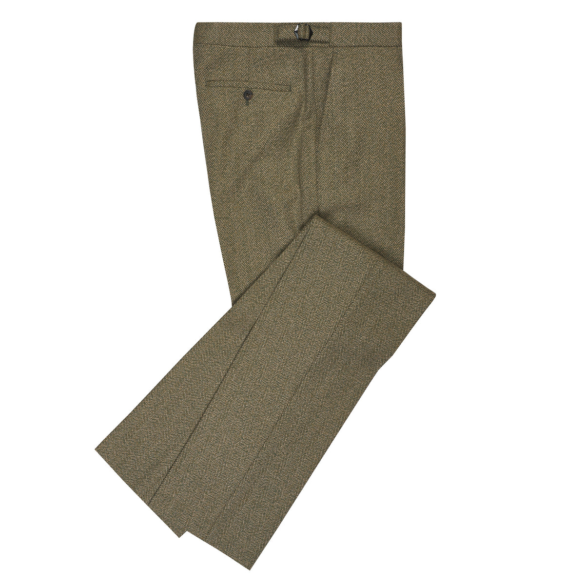 Firley Herringbone Tweed Trousers