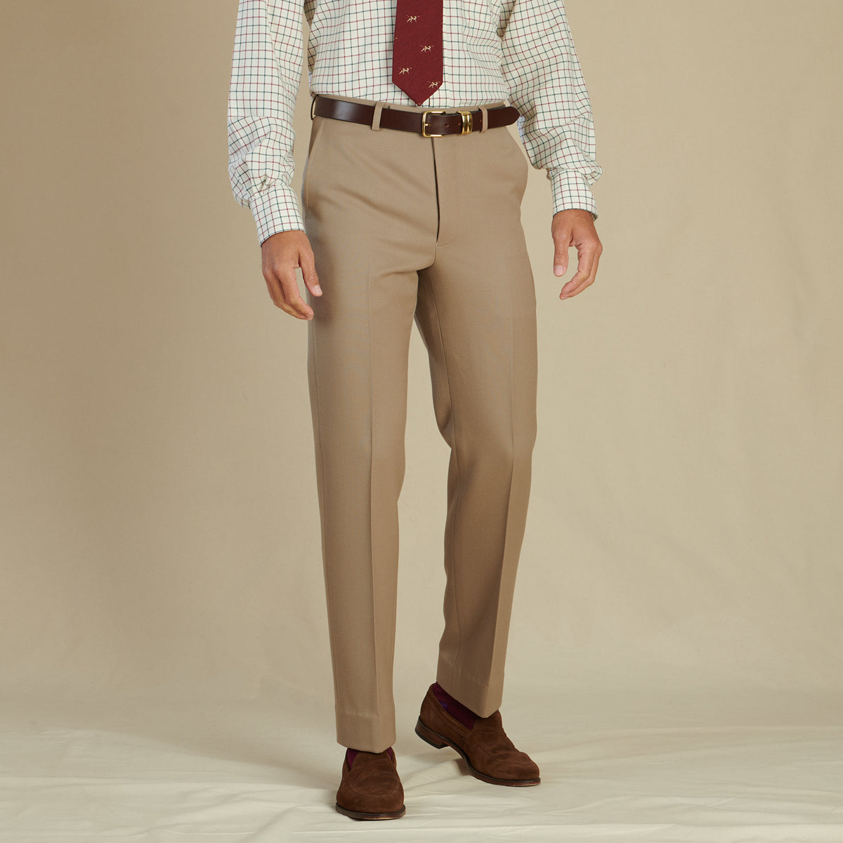 Tan Cavalry Twill Trousers