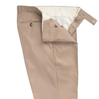 Fawn Worsted Twill Trousers