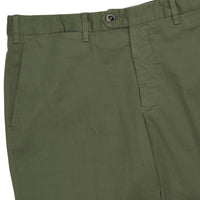 Army Green Gabardine Trousers