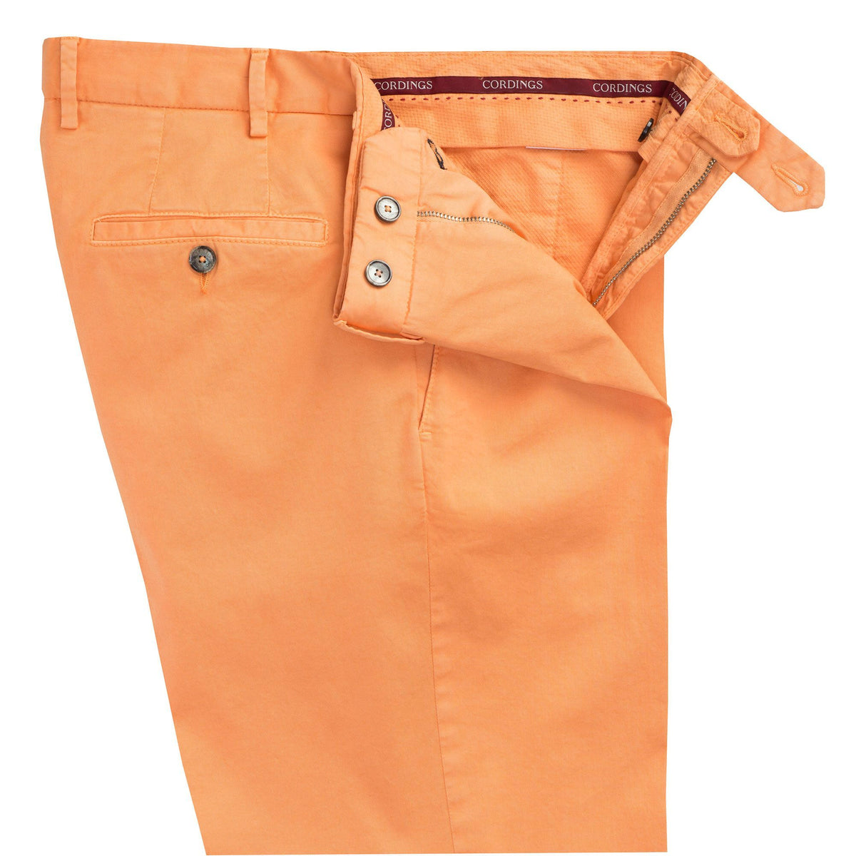 Peach Summer Gabardine Trousers