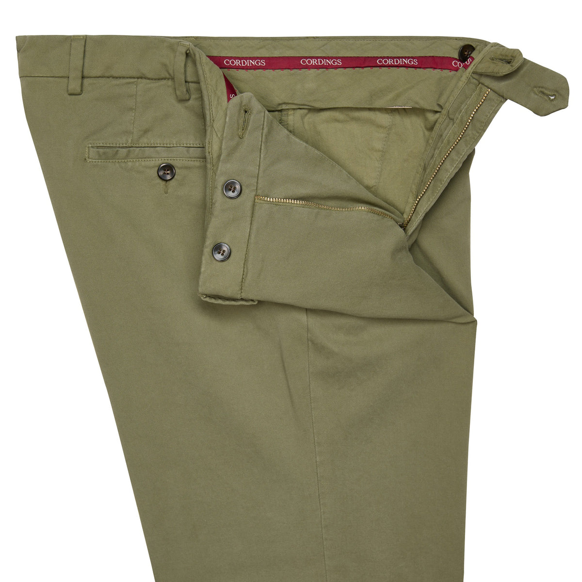 Army Green Cattrick Heavy Drill Trouser