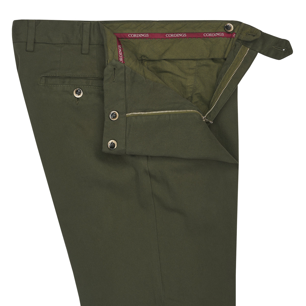 Forest Green Cattrick Heavy Drill Trouser