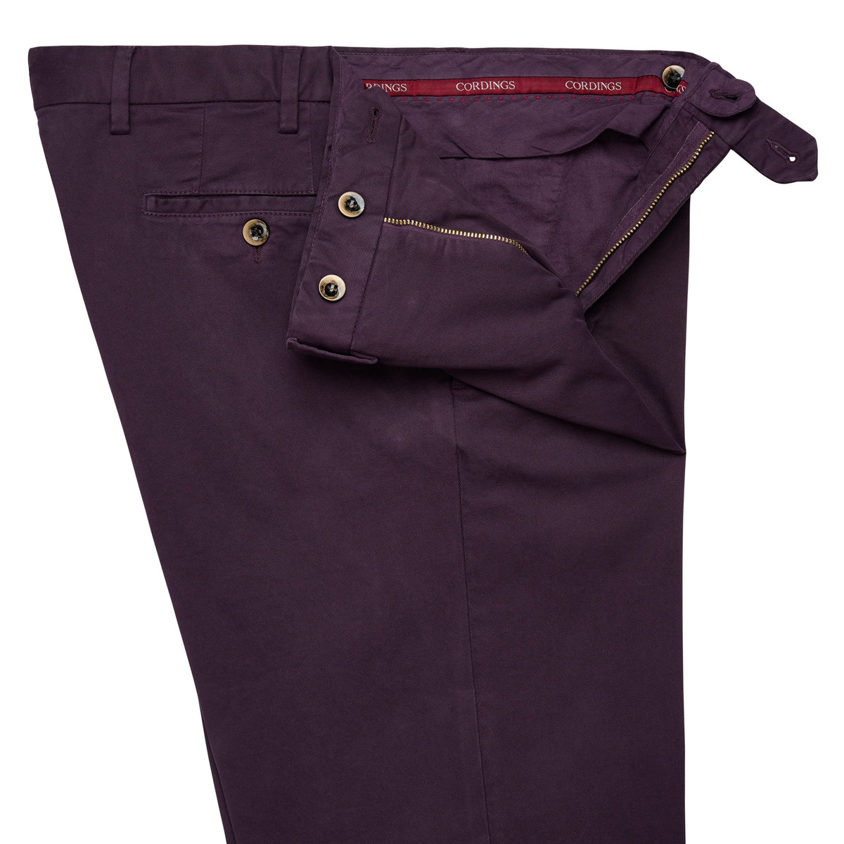 Plum Heavy Drill Trouser