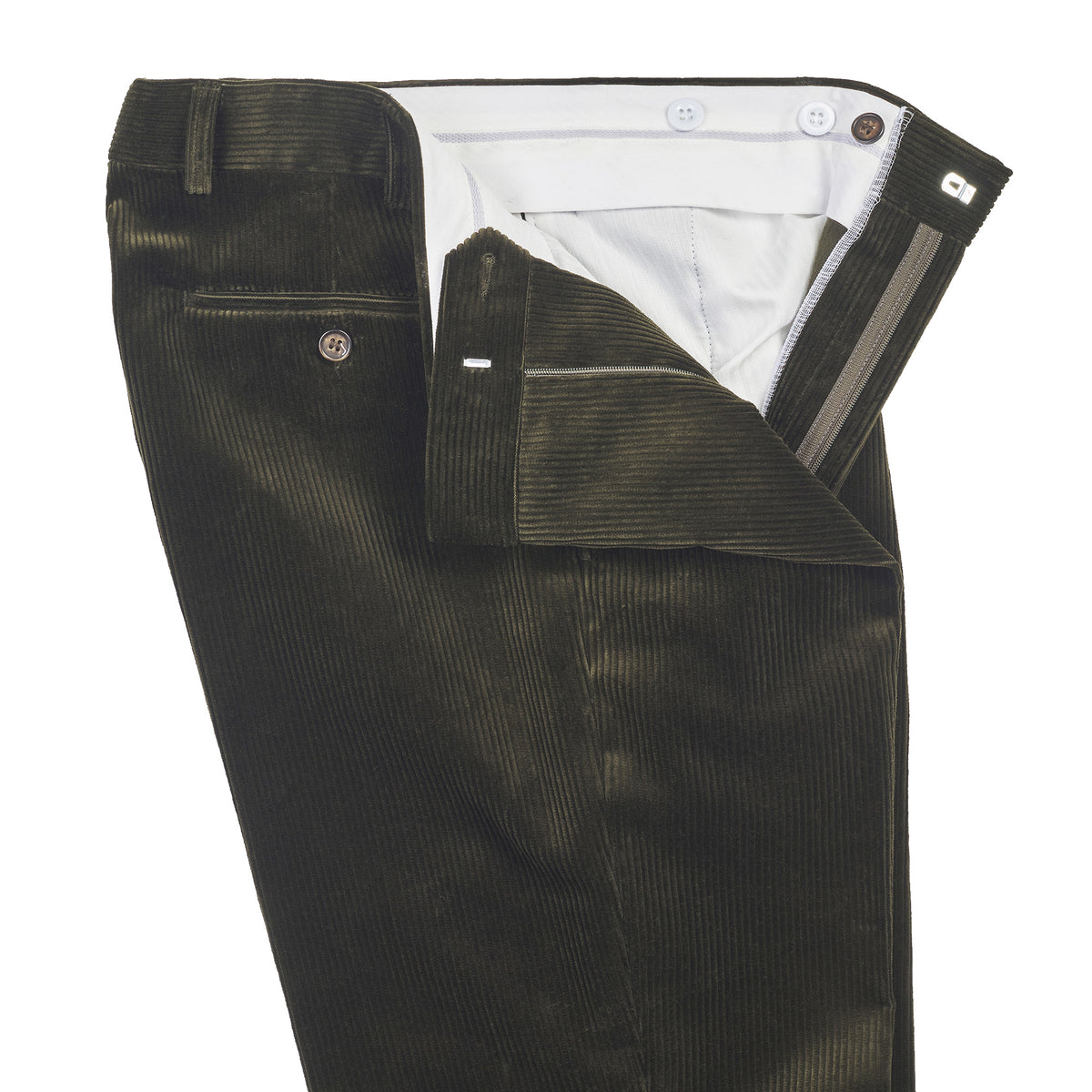 Olive York Corduroy Trousers