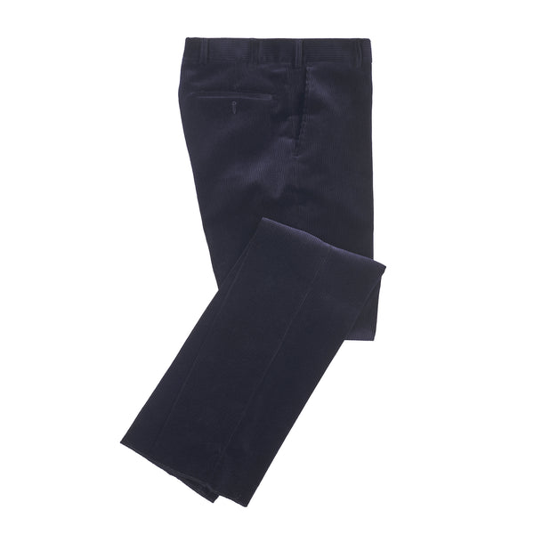 Navy York Corduroy Trousers