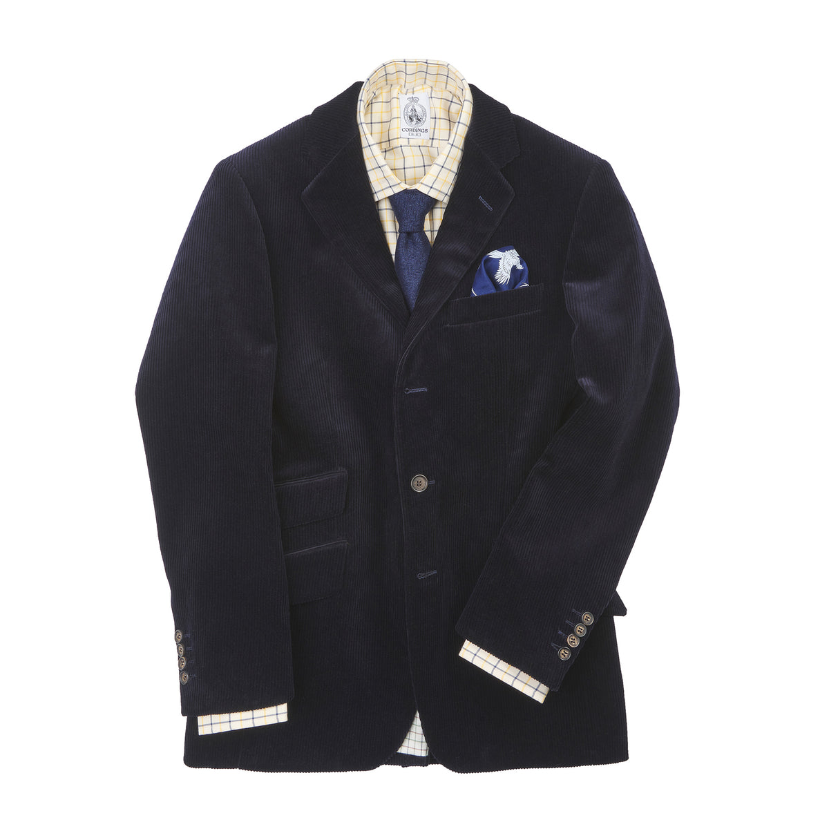 Navy York Corduroy Jacket