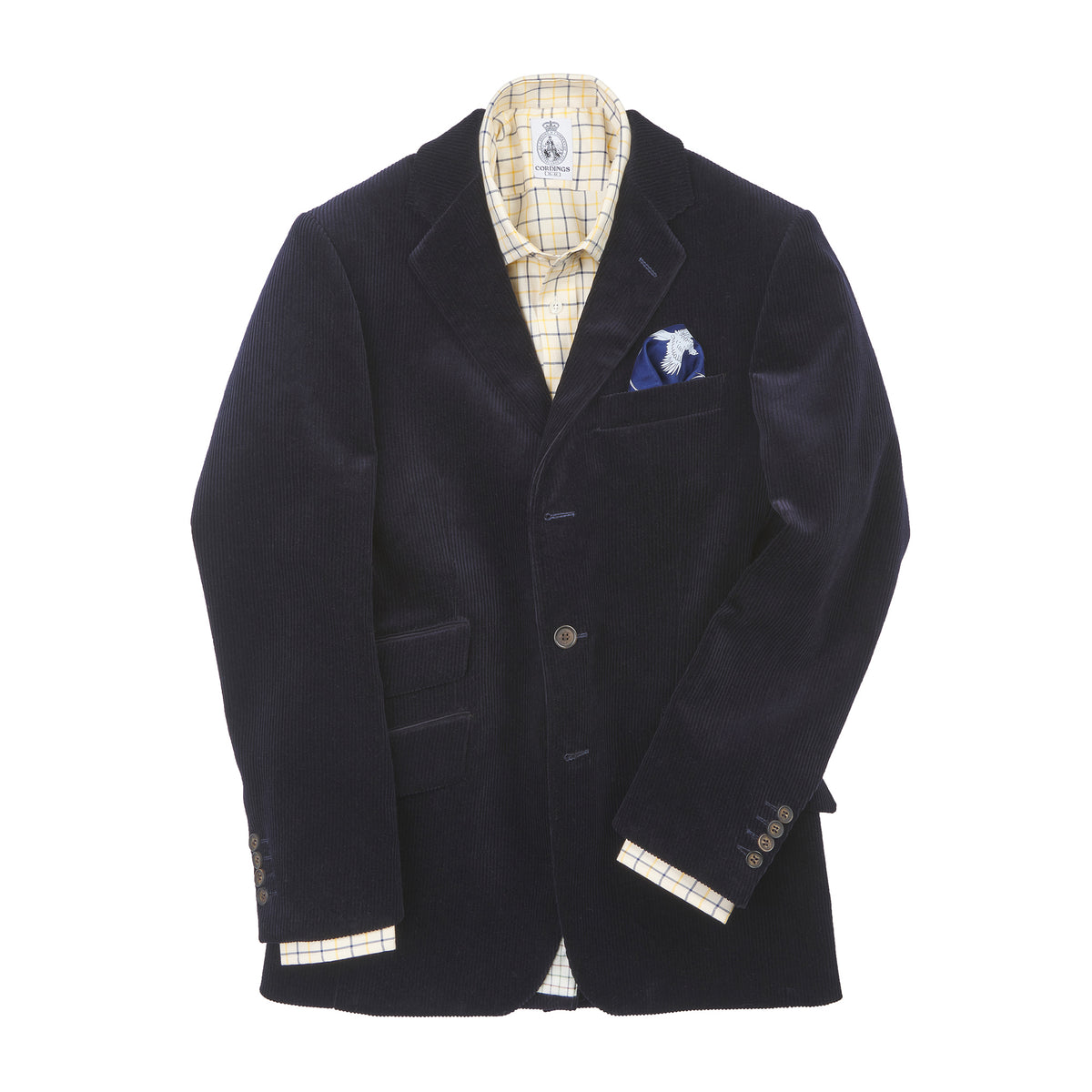 Navy York Corduroy Jacket