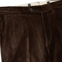 Brown Horizontal Corduroy Trousers