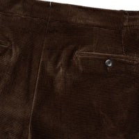 Brown Horizontal Corduroy Trousers