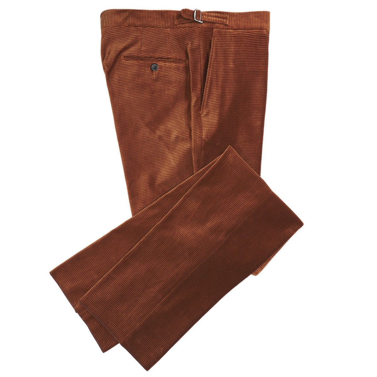 Cinnamon Horizontal Corduroy Trousers