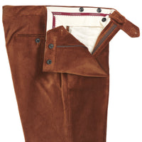 Cinnamon Horizontal Corduroy Trousers