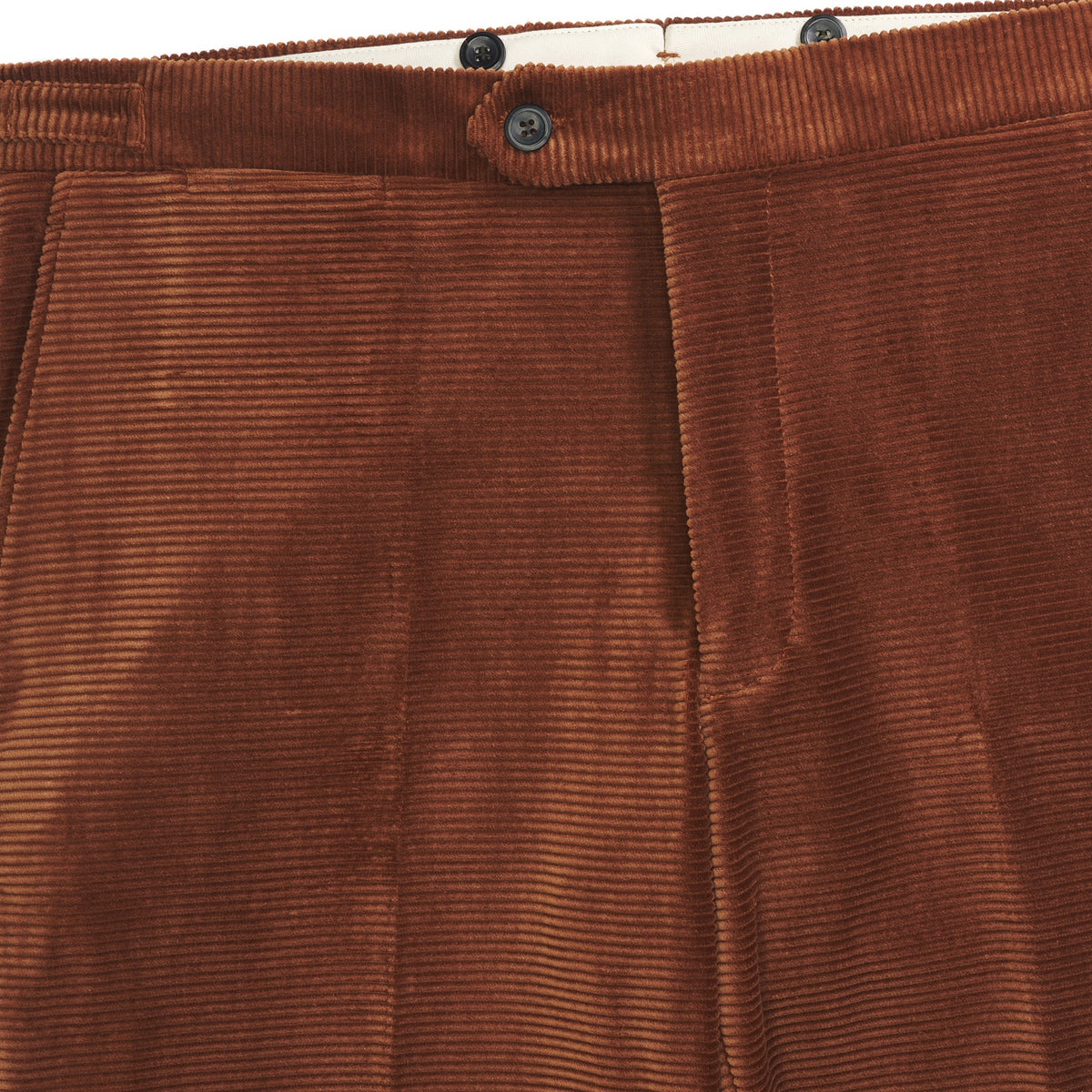 Cinnamon Horizontal Corduroy Trousers
